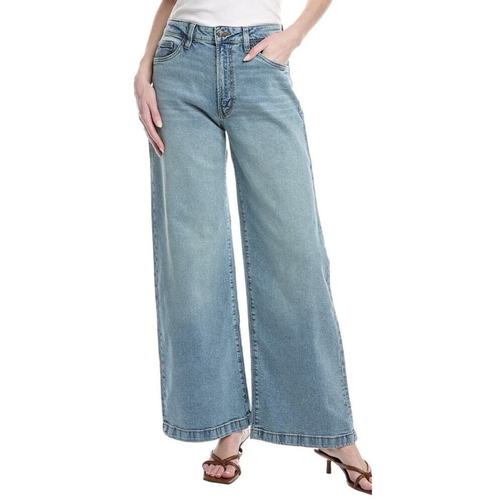 Hudson Risque Wide Leg Jeans Women's Sz 32 Jolene Baggy Boho Streetwear Y2K 90’s